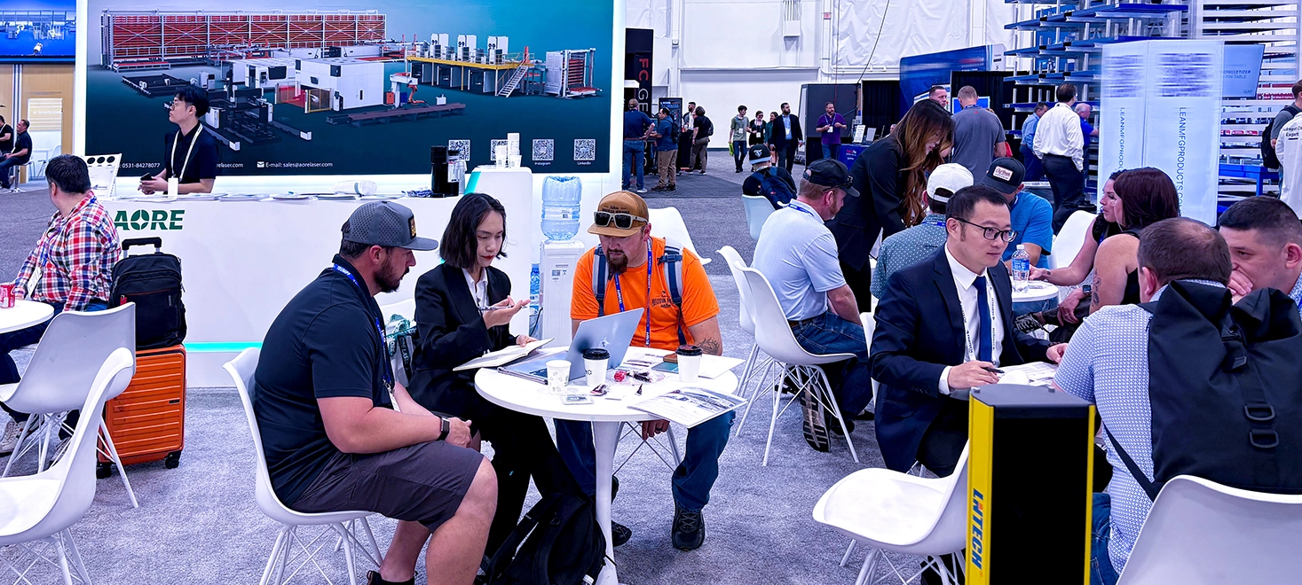 Aore Laser, FABTECH 2026'da sipariş alıyor.